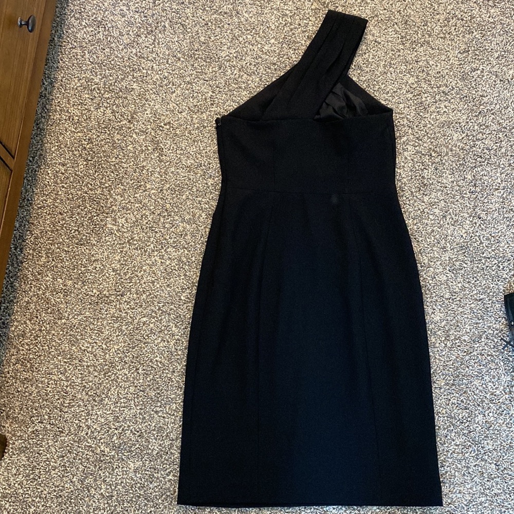 Tory Burch Ashlee Crepe Sheath Black Dress - Picture 3 of 8